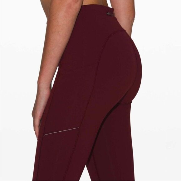 Lululemon Speed Up Tight 31" Garnet 6 Tall Burgundy - Picture 5 of 12